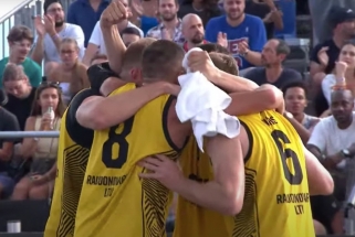 Serbus nukovę Raudondvario vyrai – FIBA „Masters“ turnyro finale  